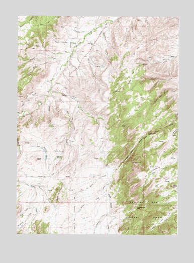 Blue Nose Creek, WY USGS Topographic Map