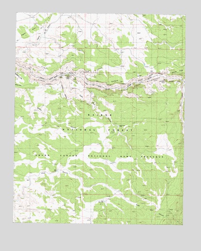Toothpick Ridge, AZ USGS Topographic Map