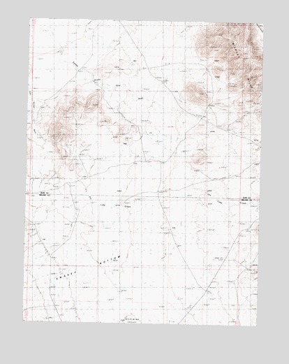 Topaz Mountain SW, UT USGS Topographic Map