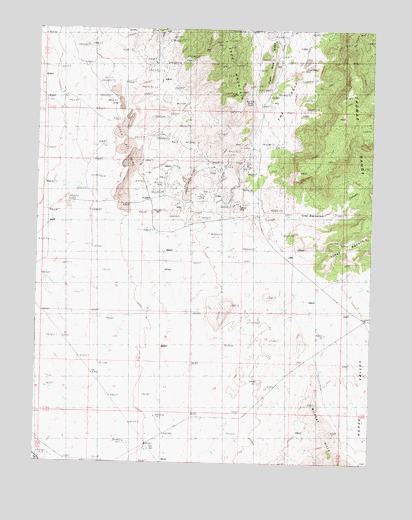 Topaz Mountain West, UT USGS Topographic Map