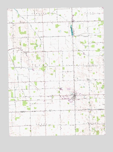 Topeka, IN USGS Topographic Map