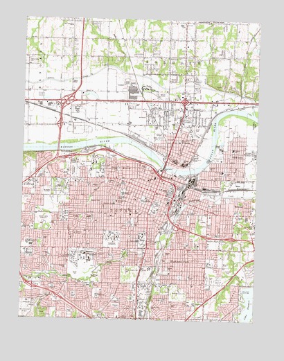 Topeka, KS USGS Topographic Map