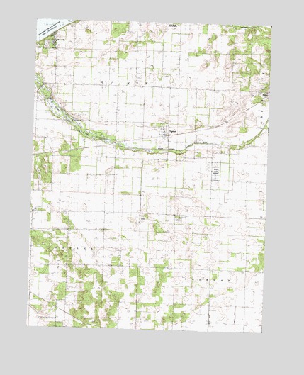 Topeka, IL USGS Topographic Map