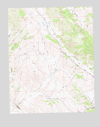 Topo Valley, CA USGS Topographic Map
