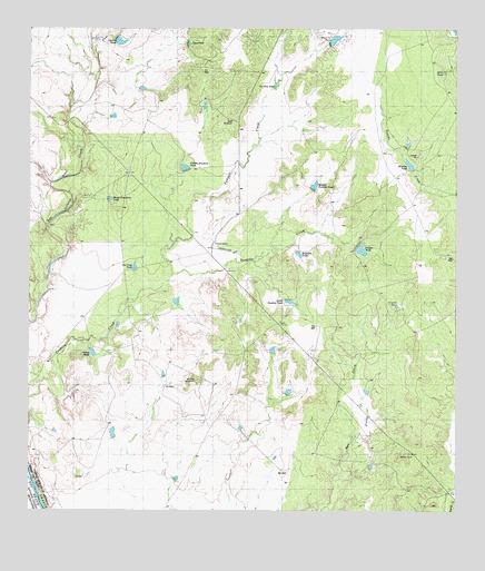 Tordillo Creek, TX USGS Topographic Map