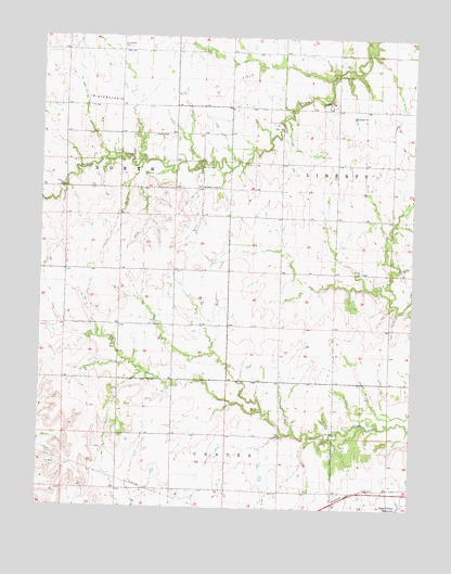 Toronto NE, KS USGS Topographic Map
