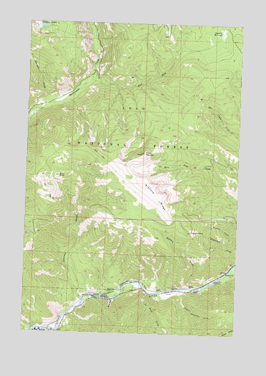 Blue Point, MT USGS Topographic Map