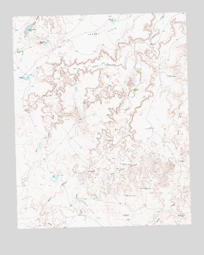 Torrey Peak, TX USGS Topographic Map