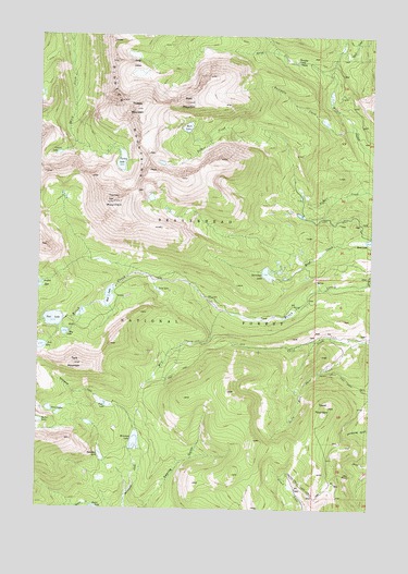 Torrey Mountain, MT USGS Topographic Map