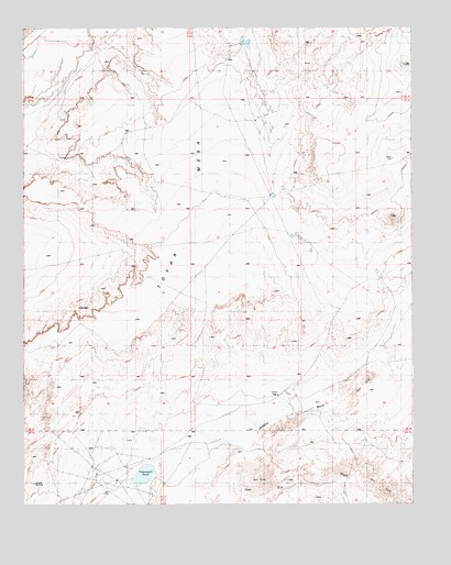Tovar Mesa East, AZ USGS Topographic Map