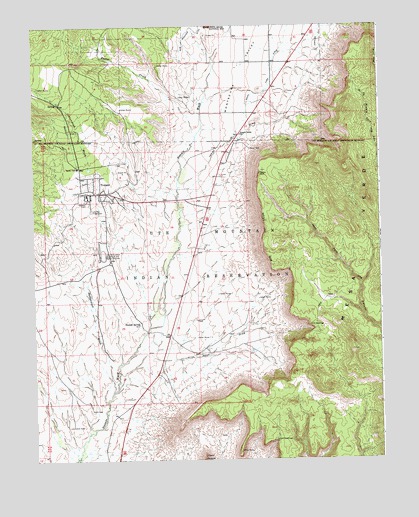 Towaoc, CO USGS Topographic Map