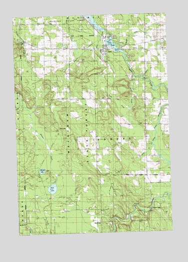 Tower, MI USGS Topographic Map