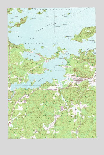 Tower, MN USGS Topographic Map