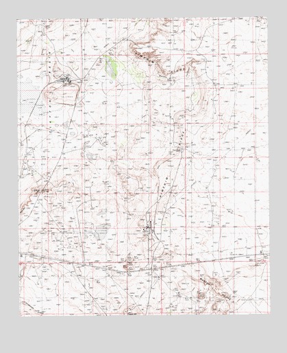 Tower Hill North, NM USGS Topographic Map