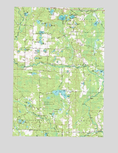 Town Corner Lake, WI USGS Topographic Map