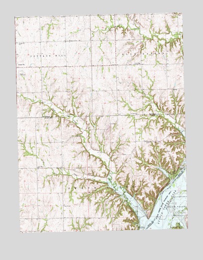 Blue Rapids SW, KS USGS Topographic Map