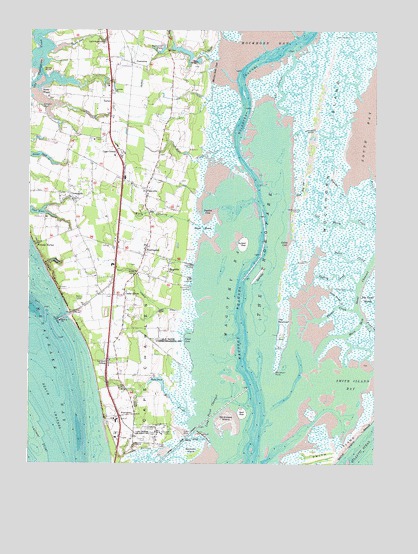 Townsend, VA USGS Topographic Map