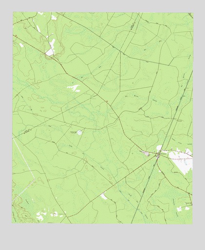 Townsend, GA USGS Topographic Map