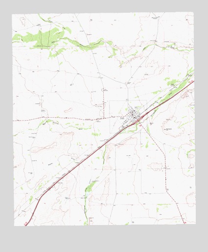 Toyah, TX USGS Topographic Map