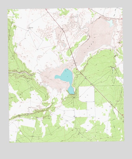 Toyah Lake, TX USGS Topographic Map