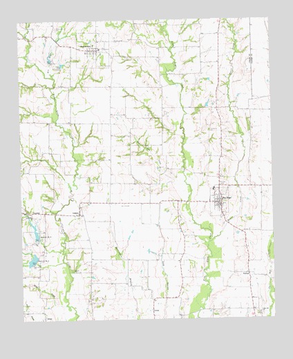 Blue Ridge, TX USGS Topographic Map