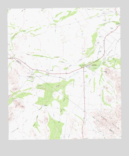 Toyahvale, TX USGS Topographic Map