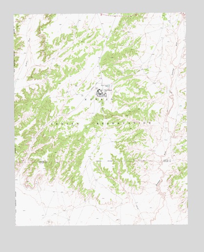 Toyei School, AZ USGS Topographic Map