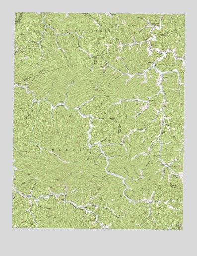 Trace, WV USGS Topographic Map