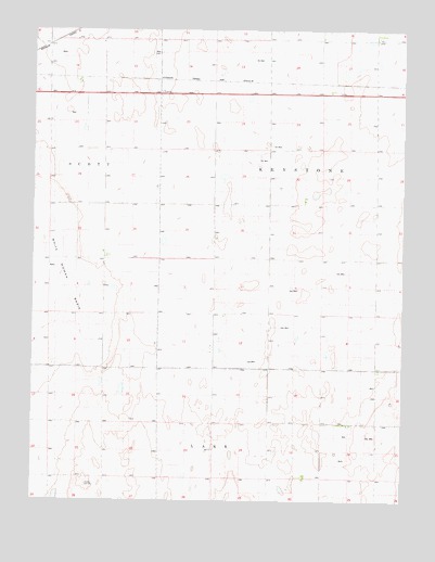 Tractor, KS USGS Topographic Map