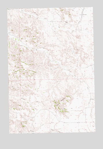 Tracy Mountain, ND USGS Topographic Map