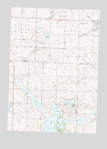 Tracy West, MN USGS Topographic Map