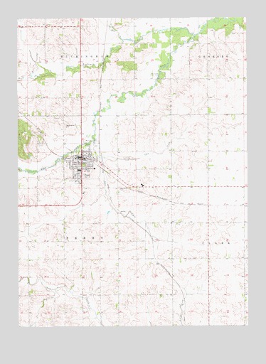 Traer, IA USGS Topographic Map