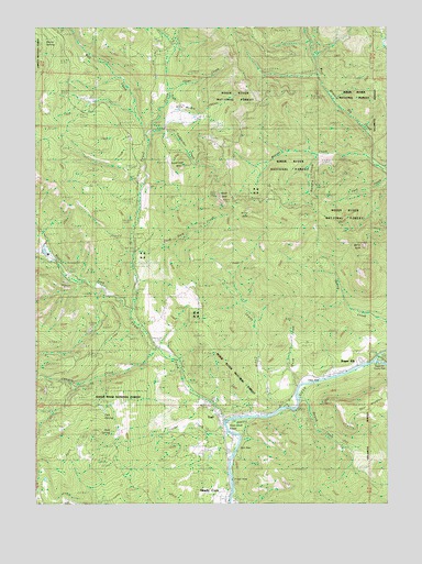 Trail, OR USGS Topographic Map