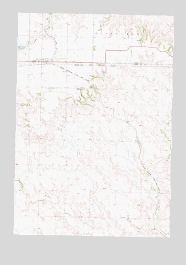 Trail City, SD USGS Topographic Map