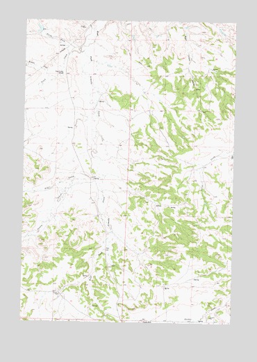 Trail Creek School, MT USGS Topographic Map