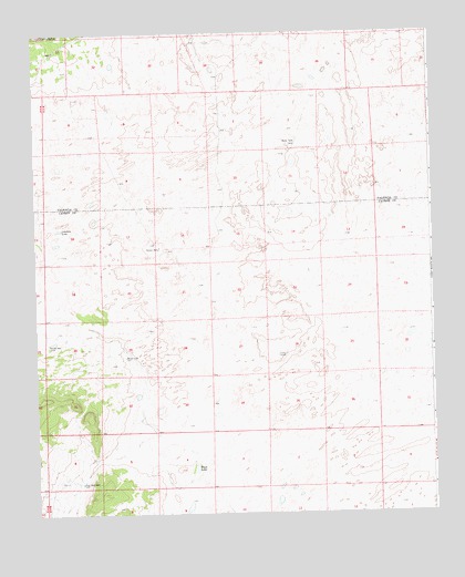Trail Lake, NM USGS Topographic Map