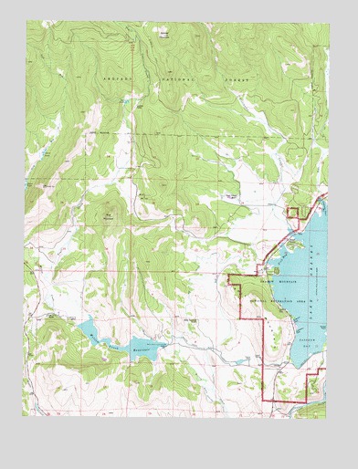 Trail Mountain, CO USGS Topographic Map