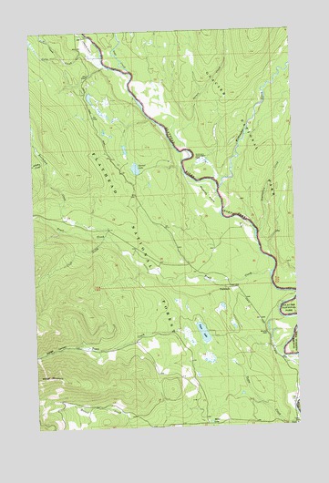 Trailcreek, MT USGS Topographic Map