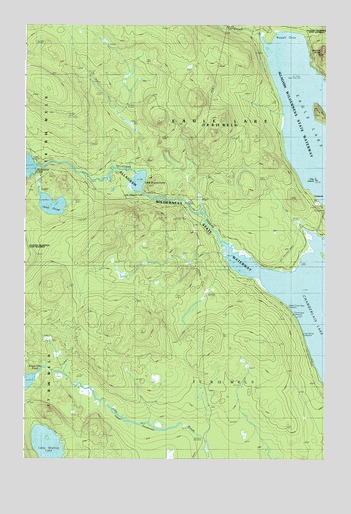 Tramway, ME USGS Topographic Map