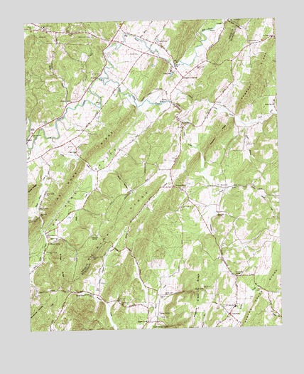 Tranquillity, TN USGS Topographic Map