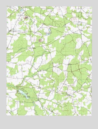 Trap Pond, DE USGS Topographic Map