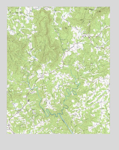 Traphill, NC USGS Topographic Map