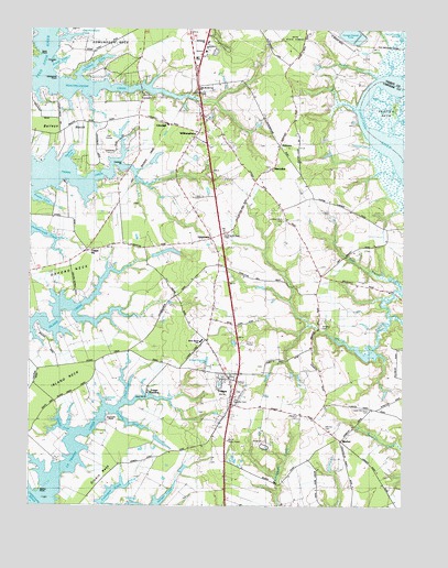 Trappe, MD USGS Topographic Map