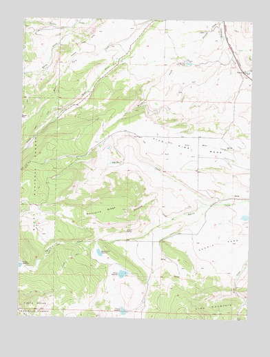 Trapper, CO USGS Topographic Map