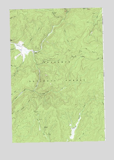Trapper Creek, ID USGS Topographic Map