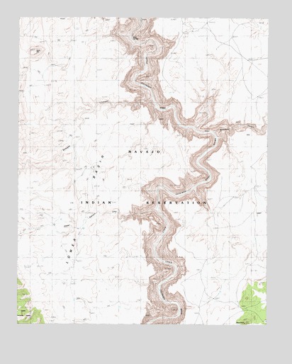 Blue Spring, AZ USGS Topographic Map