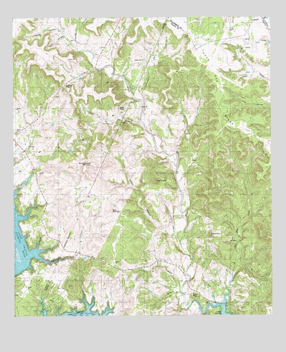 Travis Peak, TX USGS Topographic Map