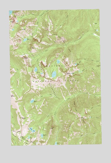 Treasure Mountain, MT USGS Topographic Map
