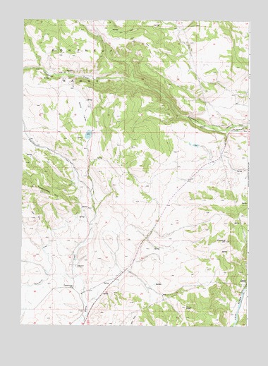 Treasureton, ID USGS Topographic Map