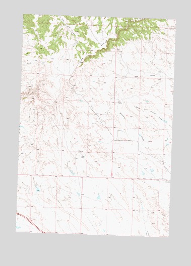Blue Spring, MT USGS Topographic Map